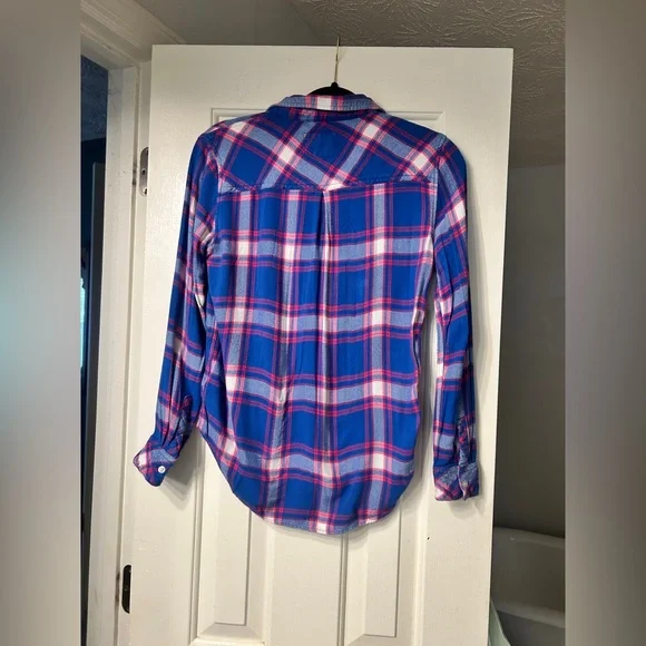 RAILS Hunter Plaid Button Down Red White and Blue Size S - Picture 6 of 8